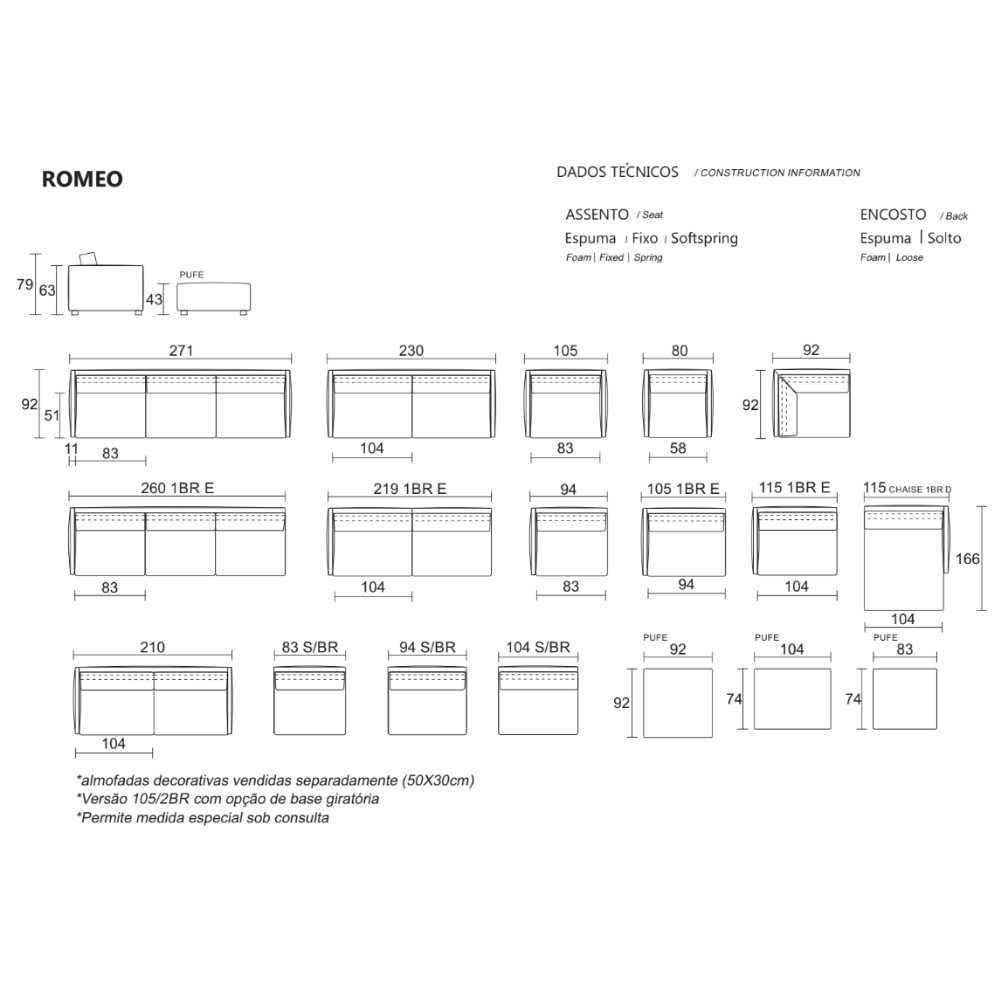 Sofá Romeo - Salvatore - Imagem 6