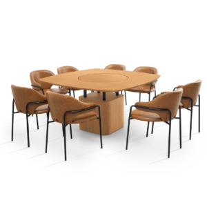 Mesa Bergen Quadrada - Aço Mobília